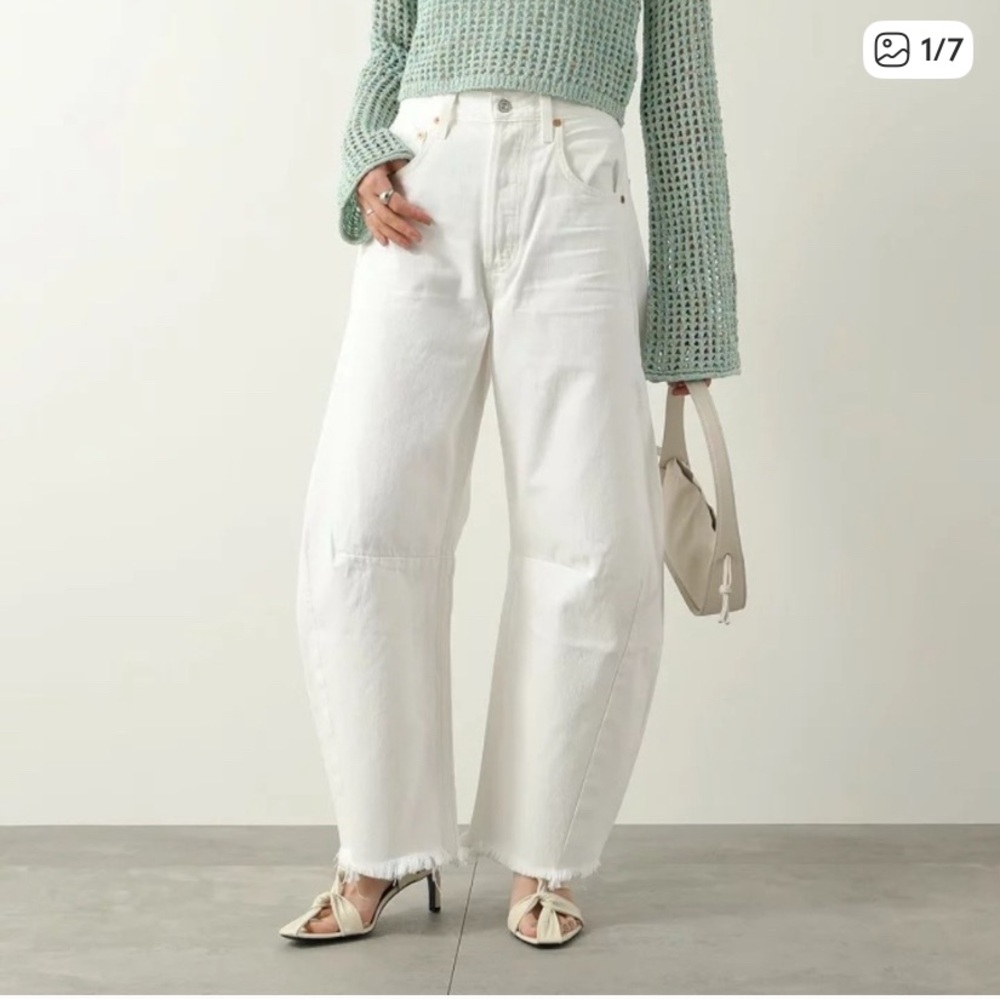 Citizens Of Humanity Ivory/White Denim Pants Size 29